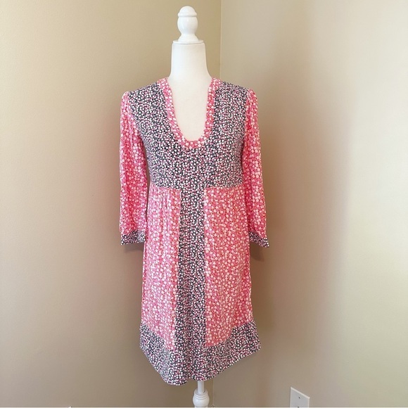 Boden Mollie Dot Circle Print Dress - 4 - Picture 1 of 16